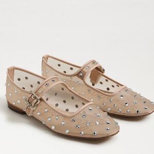 NWT Sam Edelman Pink Mary Jane Flats